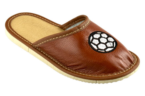 Braune jungenschuhe mit filz - jungenschuhe,